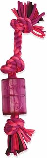 Mammoth 14-Inch TPR Squeaky Cloth Rope, Medium