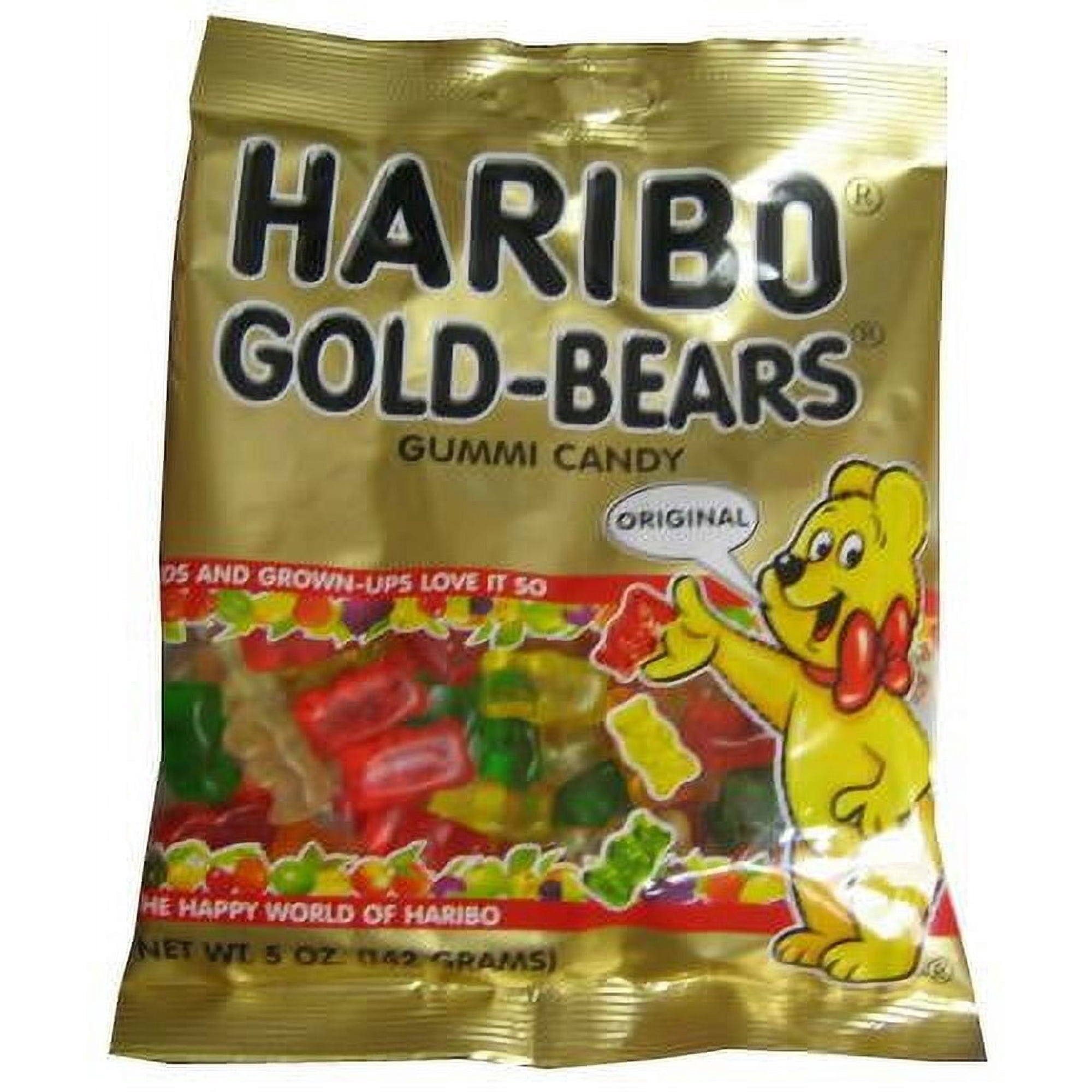 Haribo Gold Bears Gummi Candy, 5oz (142g)