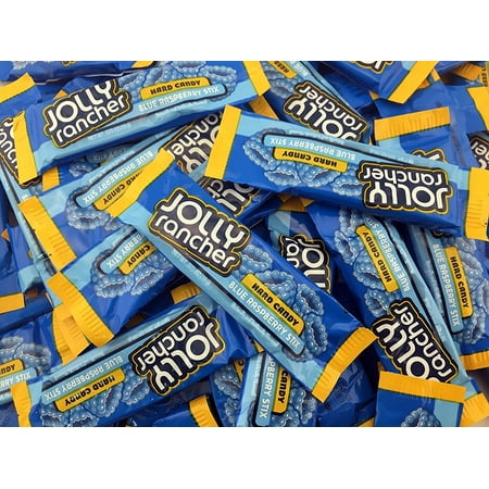 Jolly Rancher Hard Candy, Fun Size Blue Raspberry Stix (Pack of 2 Pounds)