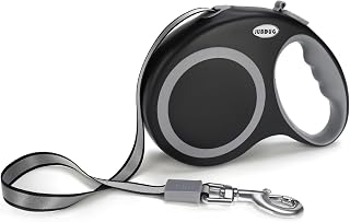 Retractable Dog Leash, 26 Feet Dog Leash for Small to Large Dogs up to 110lbs,Heavy Duty Design with Anti-Slip Handle, One-Handed Quick-Lock Braking System.
