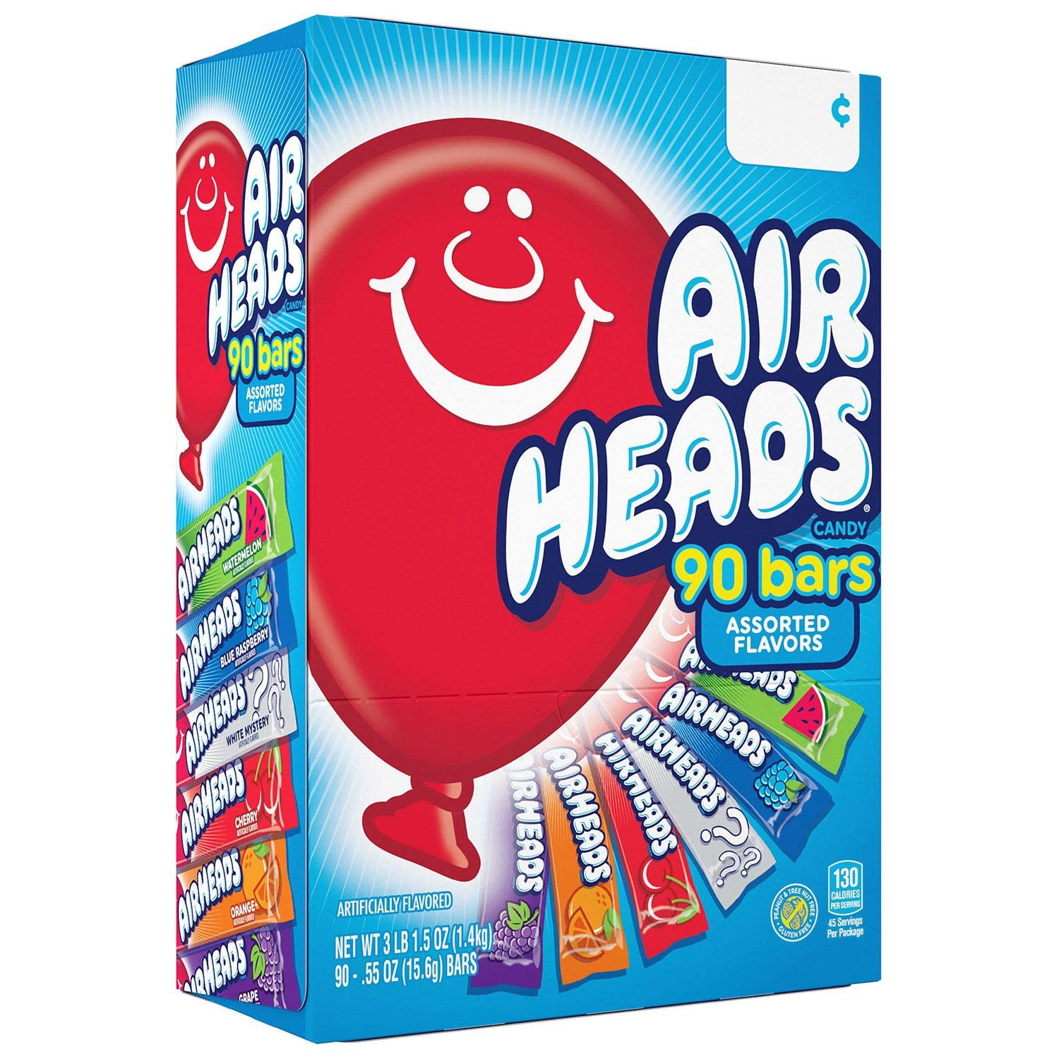 AirHeads, Variety Pack, 0.55 oz, 90 ct 1PK