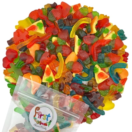FirstChoiceCandy Assorted Sweet Mix Classic Gummies , Sweet & Juicy gummies in Classic shapes - 1 Pound