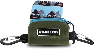 Wilderdog Dog Poop Bag Holder - Dark Green