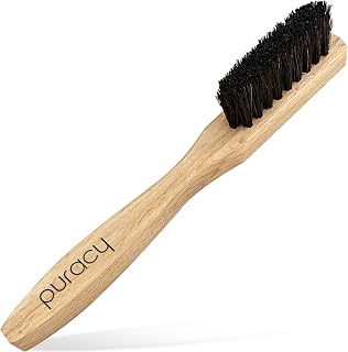 Puracy Laundry Stain Remover Brush for Tough, Deep, and Aged Clothing Stains, with Vegan Bristles for Safe and Effective Stain and Odor Elimination