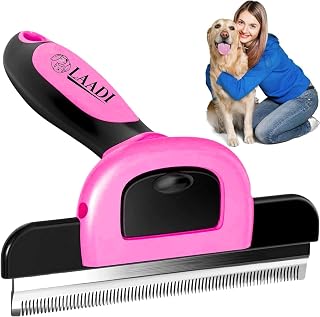 Laadi Deshedding Tool - Reduces Shedding by Up to 95% for Pets' Grooming - Suitable for Dogs, Cats, Horses, and Rabbits