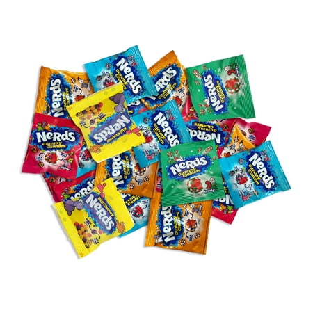 Nerds Assorted Gummy Clusters - 2 lbs Individually Wrapped Candy Pack - 46 Pieces - Classic & Delicious Gummy Candy for Back-to-School Party, Movie Nights, Birthdays, Pantry & Baby Showers