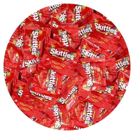 Skittles Fun Size Candy, 4 Pound Bag (Approx. 112 Pieces), Individual Fun Size Candy Packs