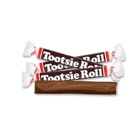 Tootsie Roll 3" Long - Chocolate Twist Candy - 5 lb