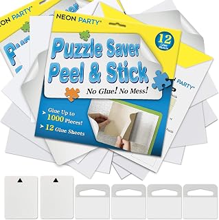 12 Sheets Puzzle Saver Up to 1000 Piece Puzzles for Adults and Kids