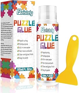 Puzzle Glue, Suitable for 1000/3000/5000 Pieces of Paper and Wood Puzzles, Clear Quick Dry Jigsaw Puzzle Glue, Used of Paper Puzzles (1 apck)