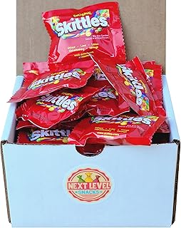 Skittles Original Flavors Fun Size Packet Bulk Box (Pack of 30)