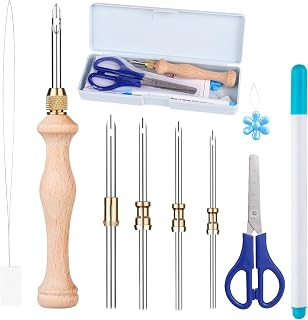 Punch Needle Tool with 1.6mm/2mm/2.5mm/3.5mm/5mm Metal Needles | Punch Needle kits with Storage Box for Adults Beginner,Needle Punch Set for DIY Craft,Decoration and Gifts
