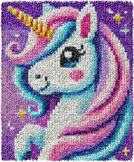 YOOTOM Latch Hook Rug Kits for Adult,Crochet Wall Hanging Tapestry | 20"x15" pre-printed Rug Making Kits,DIY crochet rug hooking Wall Hanging Tapestry for kids