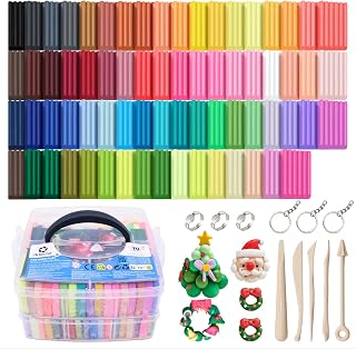Artecho Polymer Clay Kit, 70 Colors Oven Bake Clay | Modeling Clay for Adults, DIY Sculpting Craft Set with Sculpting Tools, Jewelry Accessories, Arts and Crafts Gifts
