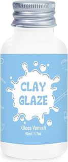 50ml Air Dry Clay Glaze, Protect Clay Surfaces, Delivers Gloss Glaze Effect