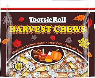 Tootsie Harvest Chews, Individually Wrapped, Gluten Free, Peanut Free, 11.5 Oz, 1-Pack