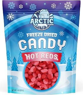 Arctic Farms Freeze Dried Candy Hot Reds Cinnamon Fire Candies (Cinnamon, 3oz)