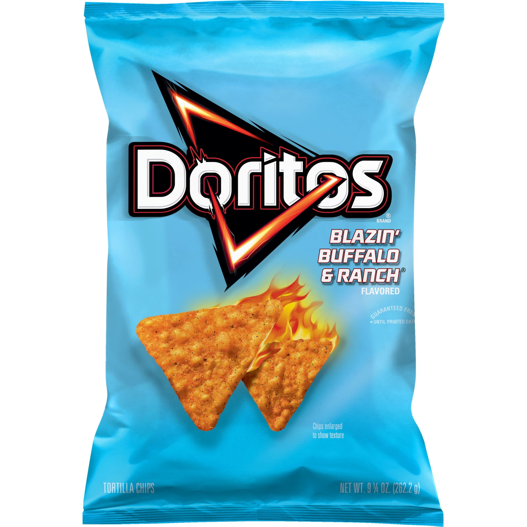 Doritos Blazin' Buffalo & Ranch Flavored Tortilla Chips, 9.25 oz Bag