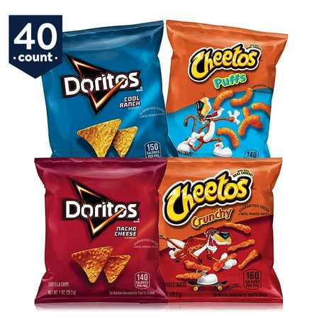 Frito-Lay Doritos & Cheetos Variety Pack, 1 oz, 40 CT