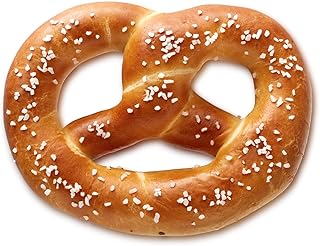PretzelHaus Bakery Authentic Bavarian Plain Soft Pretzel, Pack of 10
