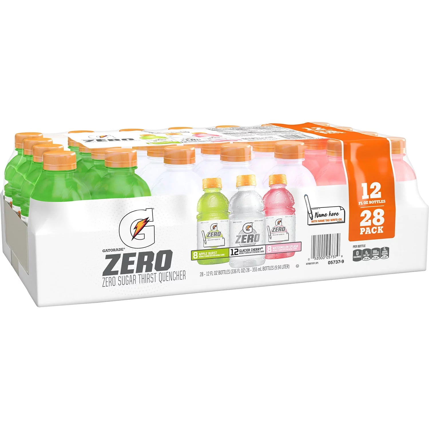 Gatorade G Zero Splash Variety Pack, 12 Fluid Ounce (Pack of 28)