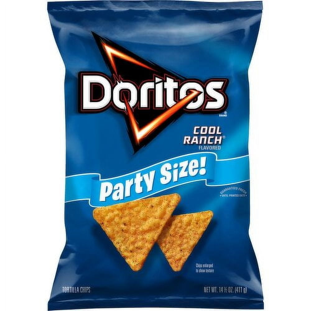 2 Pack - Doritos Cool Ranch Tortilla Chips 14.5 oz Package May Vary