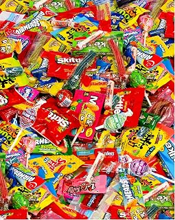 Bulk Candy Variety Pack Individually Wrapped, 2 lb Bag of Assorted Mixed Candy, Fruity Chewy Party Candy for Goodie Bags, Pinatas, Parades, Birthdays and Classroom Rewards