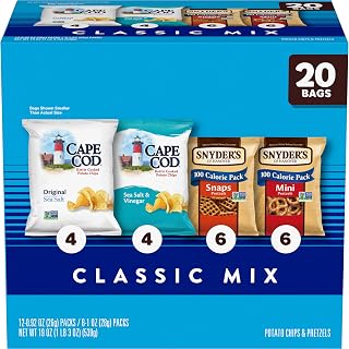 Snyder's of Hanover Classic Mix Variety Snack Packs, 20 Count Variety Pack