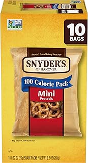 Snyder's of Hanover Mini Pretzels, 10 Count 0.92 Oz