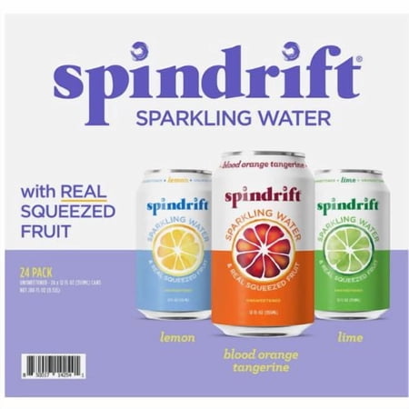 Spindrift Sparkling Water Variety Pack 12 fl. oz., 24 pk.