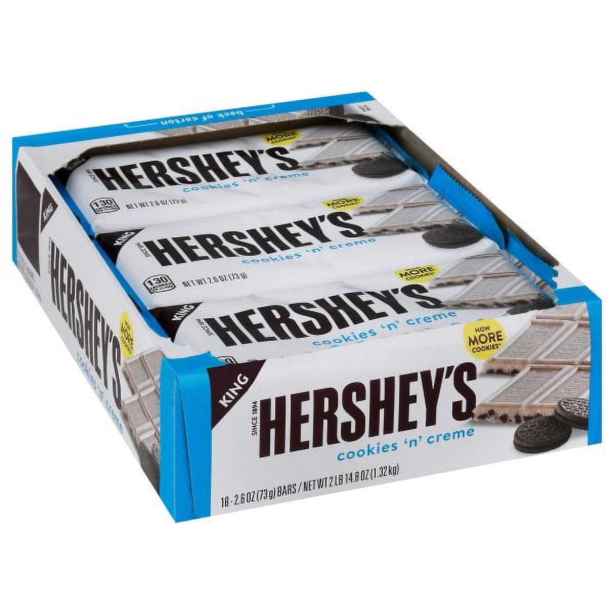 Hershey's Cookies 'n' Creme Bars 18 - 3.6 oz Bars