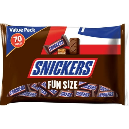 Snickers Fun Size Chocolate Candy (42 Ounce 70 Count)