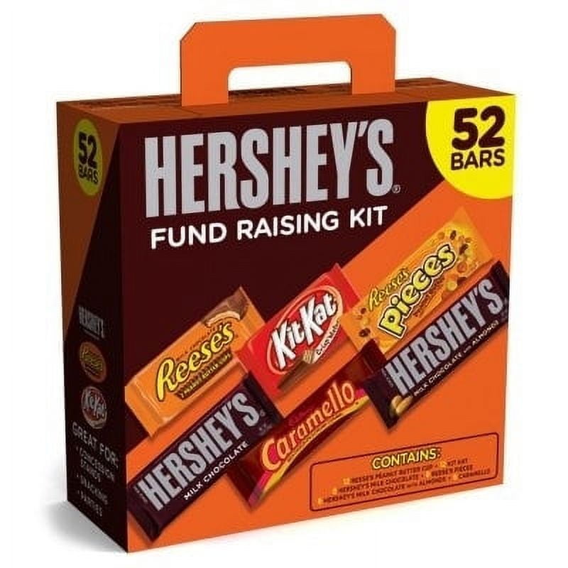 Hersheys Chocolate Candy Bar Variety Pack Fundraising Kit (52 Count)