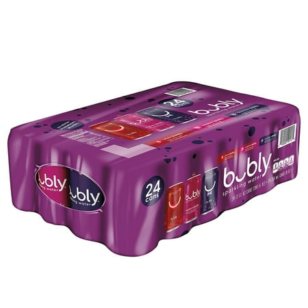 bubly Sparkling Water Variety Pack, 12 Fluid Ounce (24 Count)