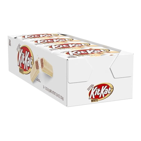 Kit Kat White Creme Wafer Candy, Bars 1.5 oz, 24 Count