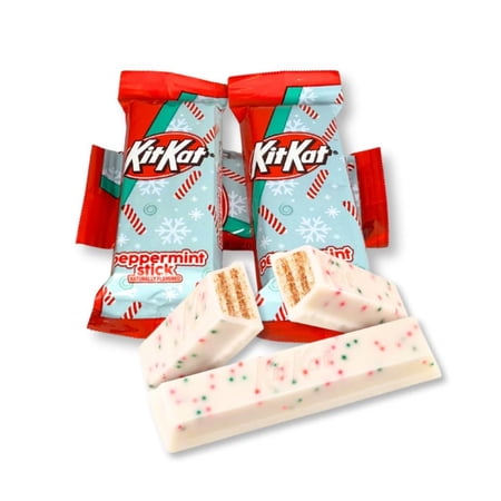 KitKat Peppermint Stick Flavored Wafer Candy Bars - Snack Size - Bulk Value Pack - 3 POUNDS