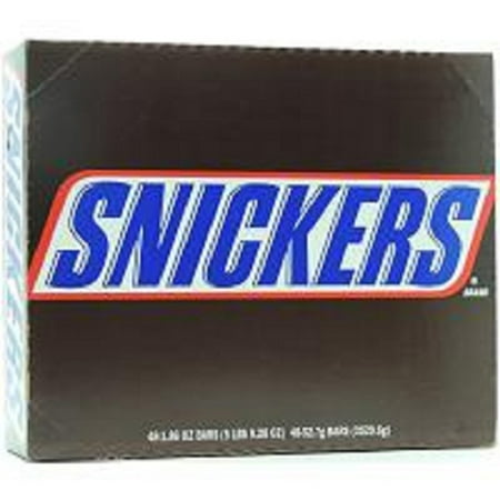 Snickers Chocolate Candy Bars 48 Count - 1.86 oz