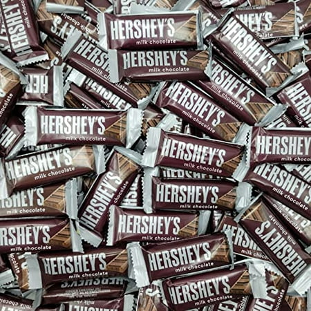 HERSHEY'S Milk Chocolate Snack Size Candy Bar, 5 Pound
