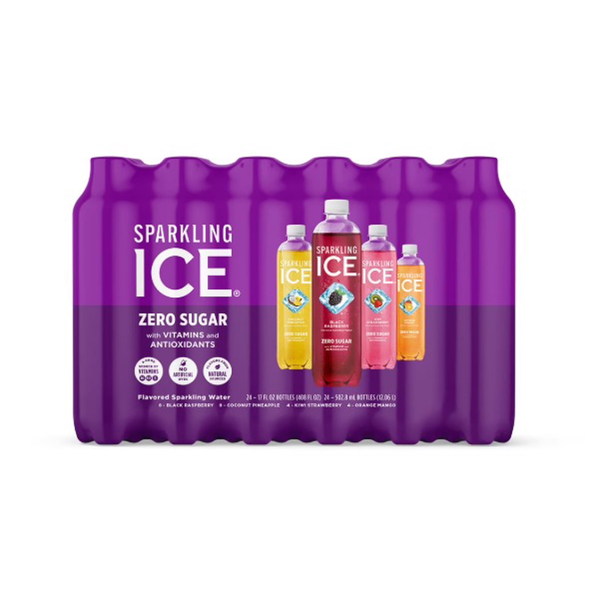 Sparkling Ice Purple Variety Pack, 17 fl oz 24 pk