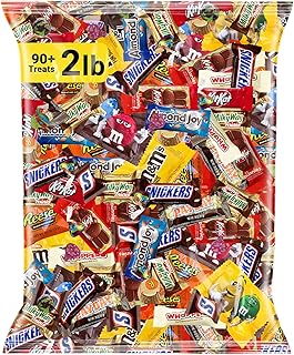 Chocolate Candy Variety Pack 2 lb, 90+ Ct Fun Size Assorted Mix | Bulk Individually Wrapped Bars, Peanut Butter Cups, Wafers & More for Goodie Bags, Parties, Office Snacks, Gifting, Holidays