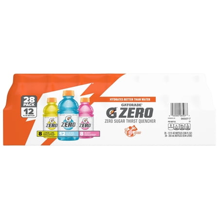 Gatorade Zero Sugar Variety Pack, 12 Fluid Ounce (28 Count)