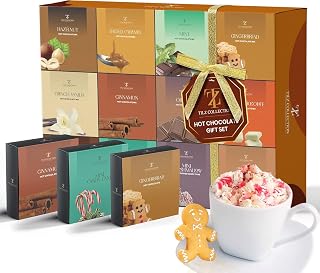 Hot Chocolate Gift Sets - 12 Days, Hot Chocolate Gift |Small Gifts |Hot Chocolate Mix |Gourmet Hot Chocolate Set |Hot Chocolate Gift Sets |Gifts For Women, Kids, Men