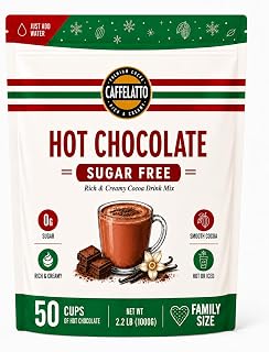 Caffelatto Milk Chocolate Hot Cocoa, Gourmet Single Serve Sticks, Made for Milk Frothers, Add Your Own Milk, Simple Ingredients and Easily Customized, 9 Pack