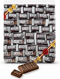 Milk Chocolate Snack Size Candy Bars Bulk - Individually Wrapped Mini Chocolate Candy for Party Favors, Candy Buffet, Gift Baskets, Holiday Treats & Office Snacks, 1 LB Bag