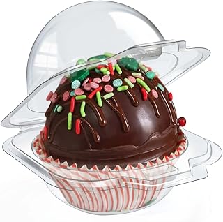 Hot Cocoa Bomb Packaging Boxes, Cocoa Bomb Boxes Spherical Hot Chocolate Bomb Holder 50 Pack