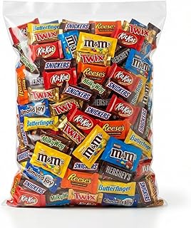 Bulk Chocolate Mix - Individually Wrapped Fun Size Chocolate Bars, Peanut Butter Treats & Classic Favorites - Great for Offices, Parties & Everyday Snacking (2 Pounds)