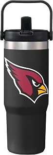 FOCO Unisex NFL Team Logo Insulated Travel Mug 30oz Straw Tumbler