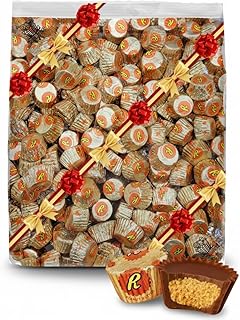 Resse's Peanut Butter Cups Candy, 2 Pound Bulk Bag (Approx. 90 pcs) - Individually Wrapped Mini Milk Chocolate & Peanut Butter Treats, Party Candy, Buffets, Holidays, and Gift Bags